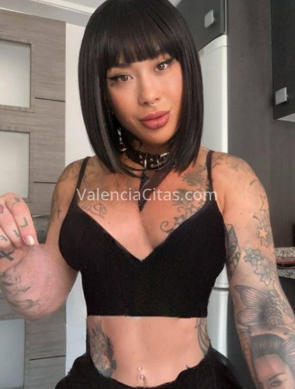 Yumiko, chica tatuada española. 620474304. Citas en VALENCIA, VALENCIA. www.valenciacitas.com.