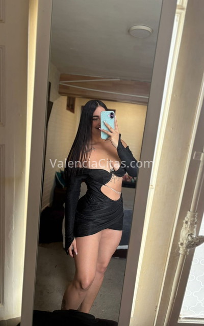Antonela, una morenita alegre. 620504530. Citas en VALENCIA, VALENCIA. www.valenciacitas.com.