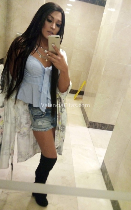 Tiffany, joven trans colombiana. 612412310. Citas en VALENCIA, VALENCIA. www.valenciacitas.com.
